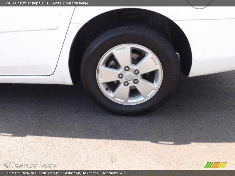 White / Neutral Beige 2008 Chevrolet Impala LT