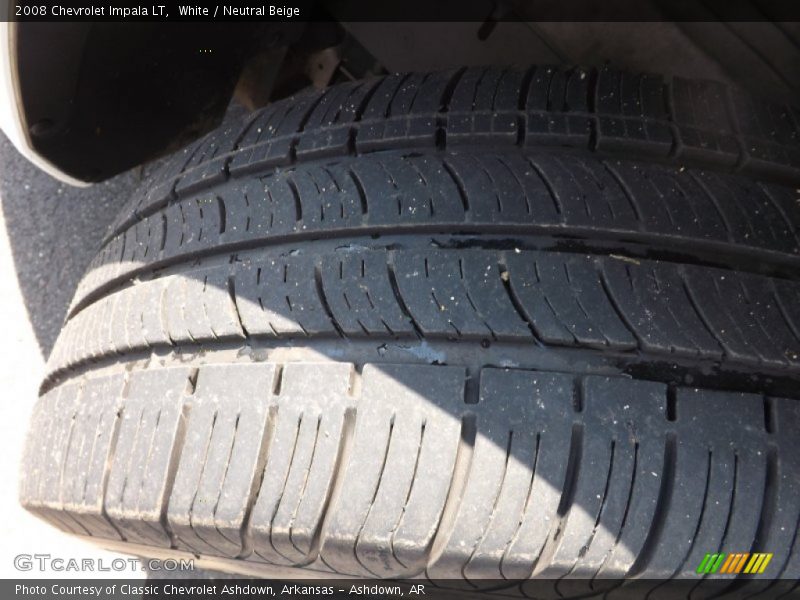 White / Neutral Beige 2008 Chevrolet Impala LT