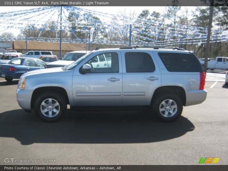Pure Silver Metallic / Light Titanium 2011 GMC Yukon SLT 4x4