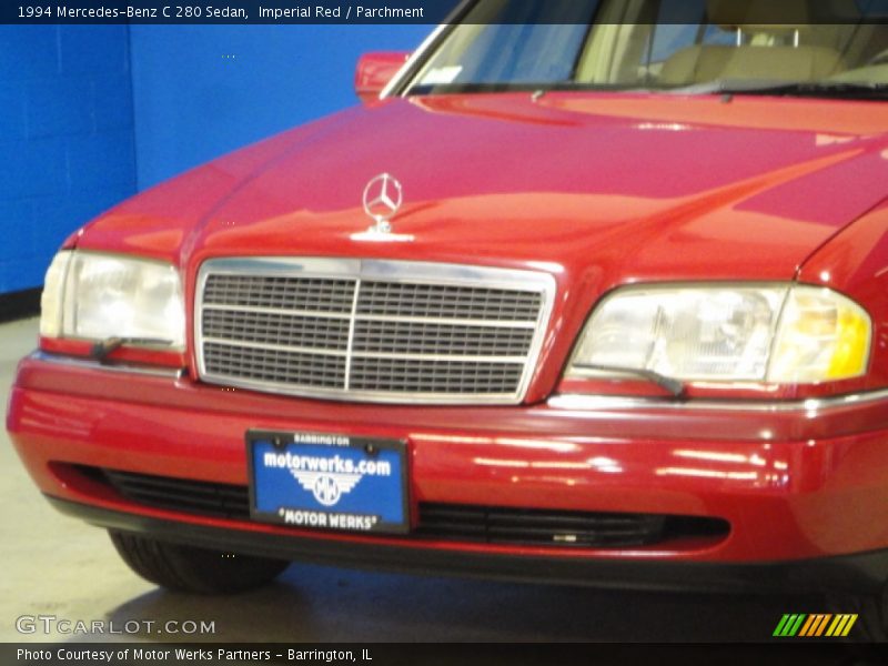 Imperial Red / Parchment 1994 Mercedes-Benz C 280 Sedan