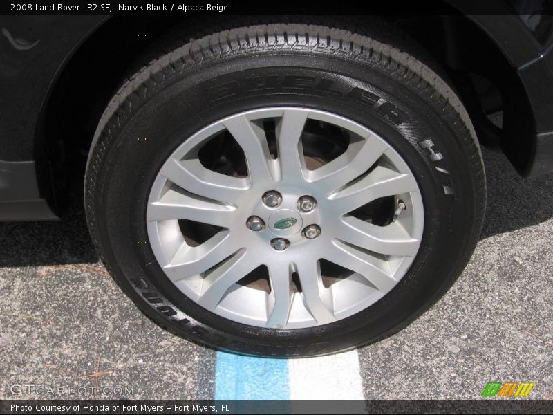 Narvik Black / Alpaca Beige 2008 Land Rover LR2 SE
