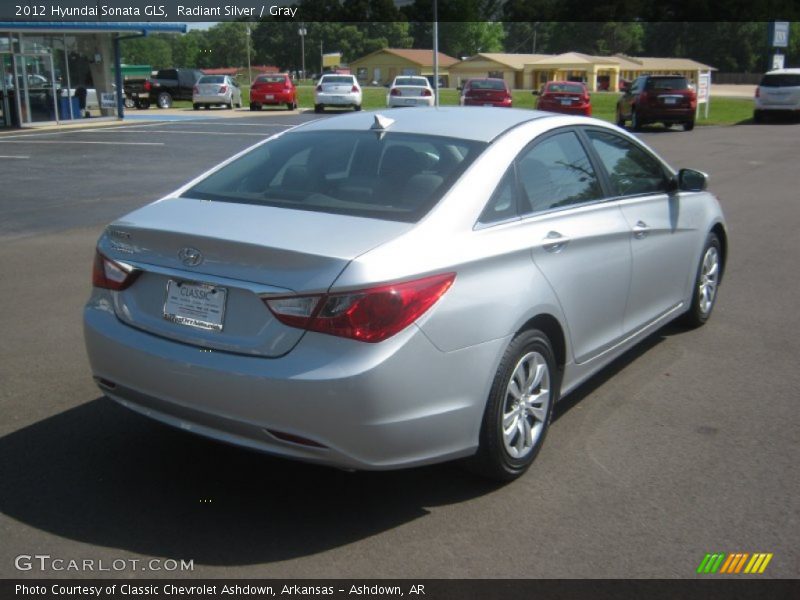 Radiant Silver / Gray 2012 Hyundai Sonata GLS