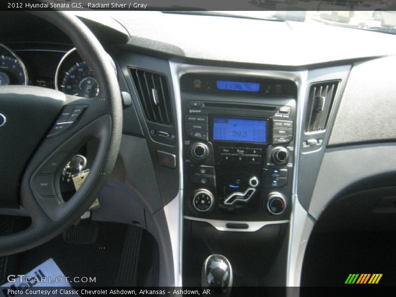 Radiant Silver / Gray 2012 Hyundai Sonata GLS