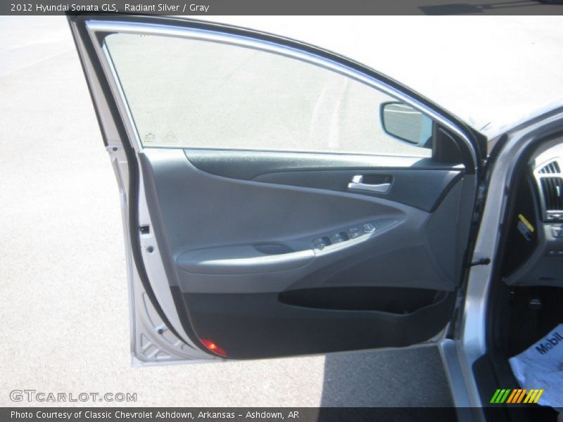 Radiant Silver / Gray 2012 Hyundai Sonata GLS