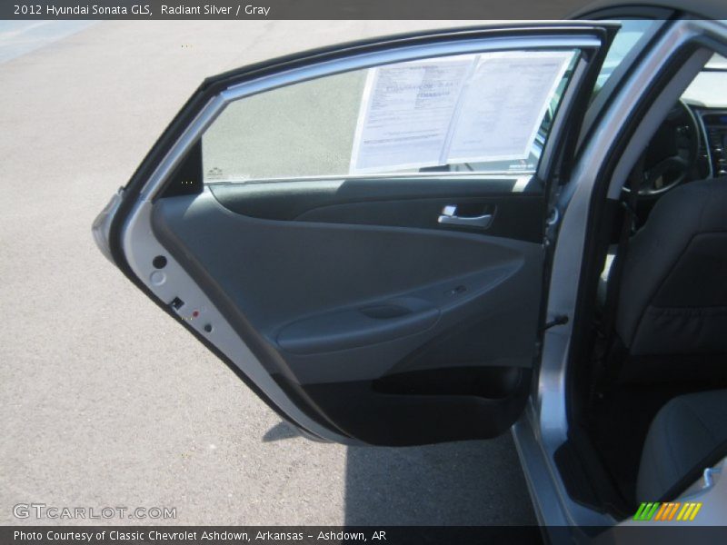 Radiant Silver / Gray 2012 Hyundai Sonata GLS