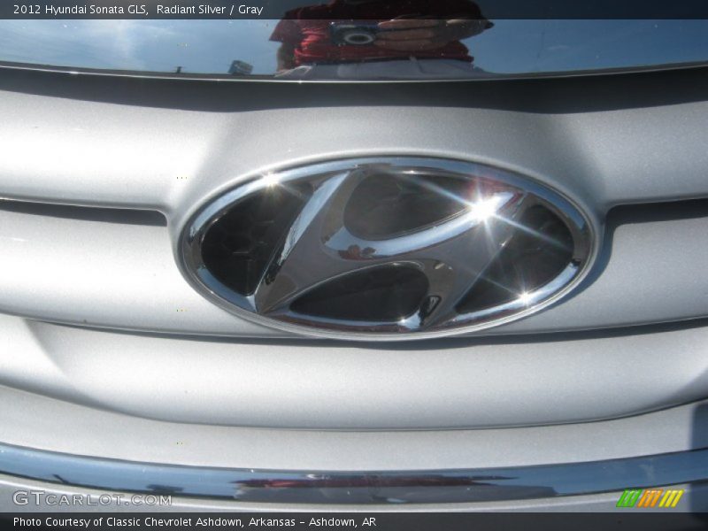 Radiant Silver / Gray 2012 Hyundai Sonata GLS