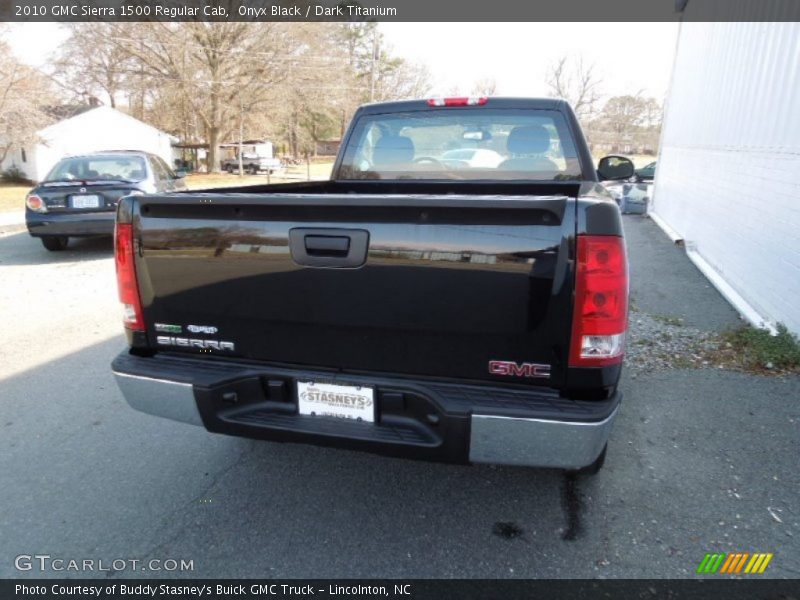 Onyx Black / Dark Titanium 2010 GMC Sierra 1500 Regular Cab