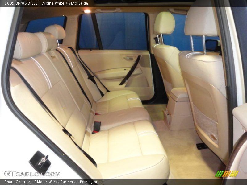 Alpine White / Sand Beige 2005 BMW X3 3.0i