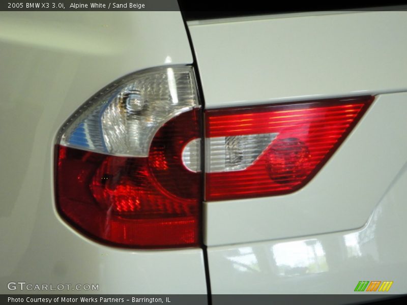 Alpine White / Sand Beige 2005 BMW X3 3.0i