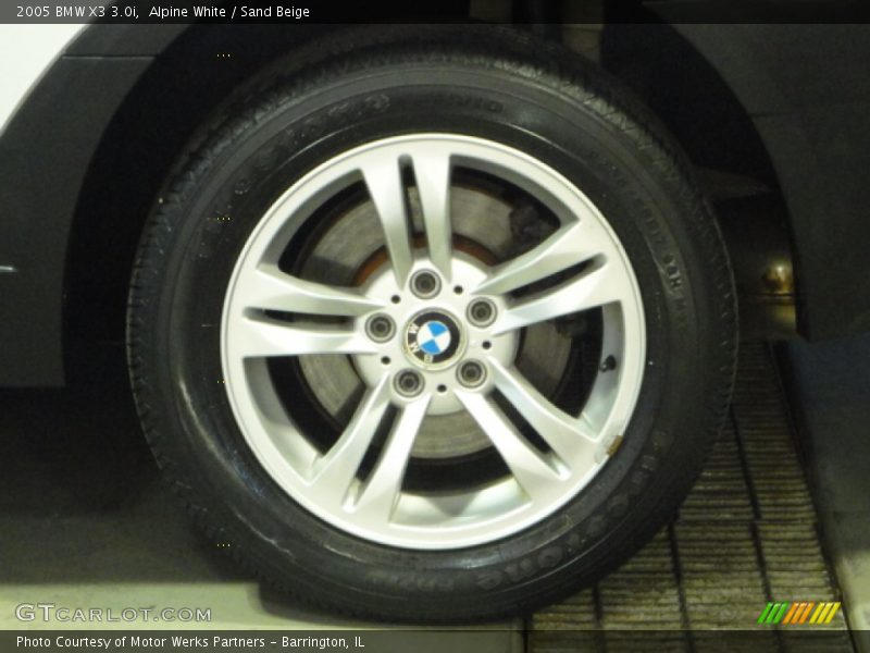 Alpine White / Sand Beige 2005 BMW X3 3.0i