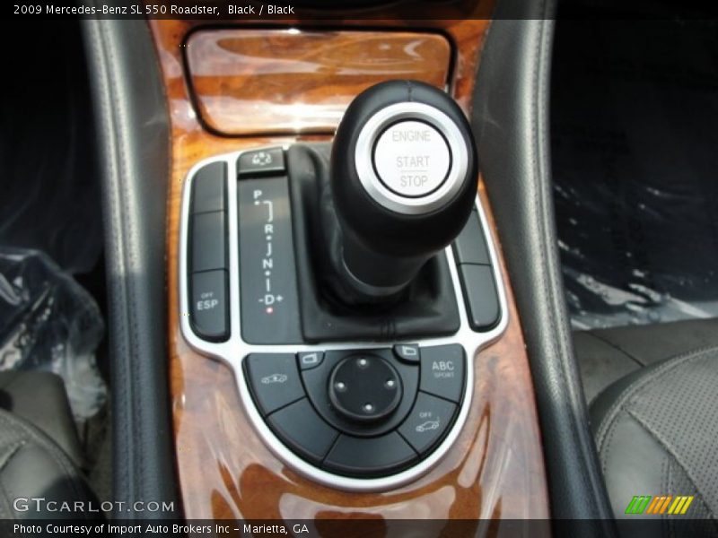 Black / Black 2009 Mercedes-Benz SL 550 Roadster
