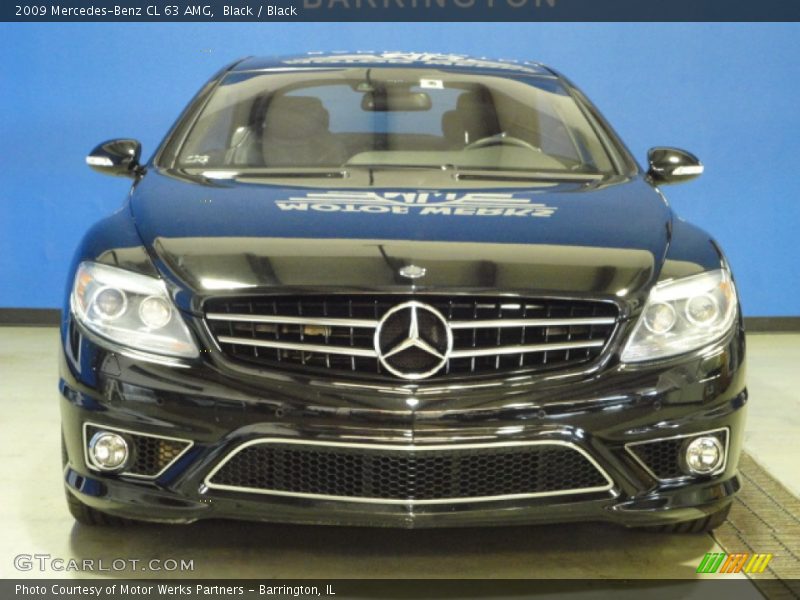 Black / Black 2009 Mercedes-Benz CL 63 AMG