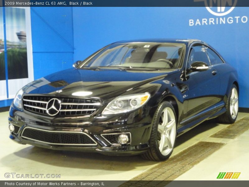 Black / Black 2009 Mercedes-Benz CL 63 AMG