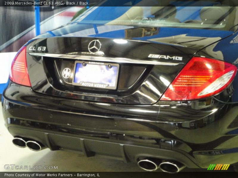 Black / Black 2009 Mercedes-Benz CL 63 AMG