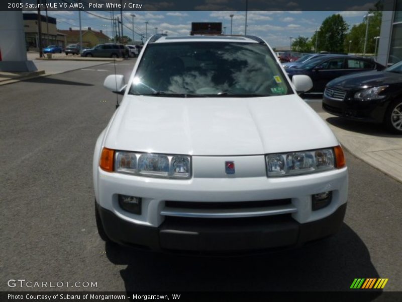Polar White / Gray 2005 Saturn VUE V6 AWD