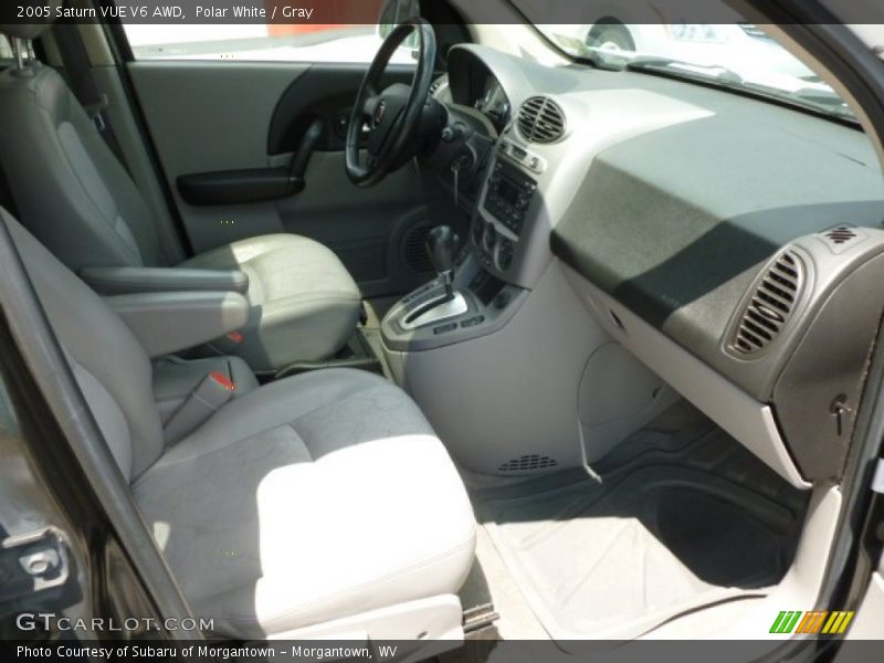 Polar White / Gray 2005 Saturn VUE V6 AWD