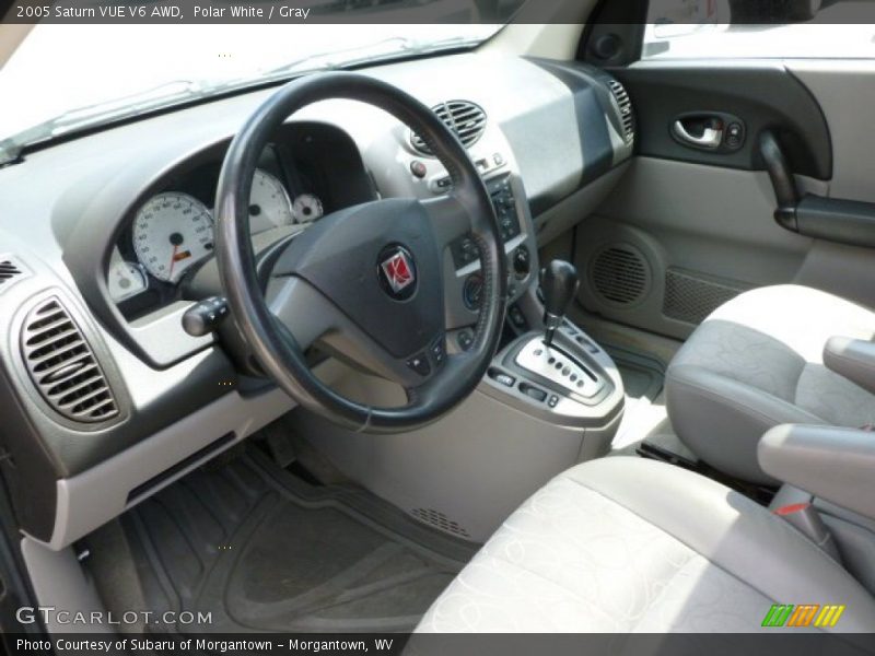 Polar White / Gray 2005 Saturn VUE V6 AWD