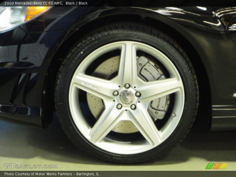 Black / Black 2009 Mercedes-Benz CL 63 AMG