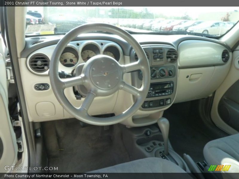 Stone White / Taupe/Pearl Beige 2001 Chrysler PT Cruiser Touring