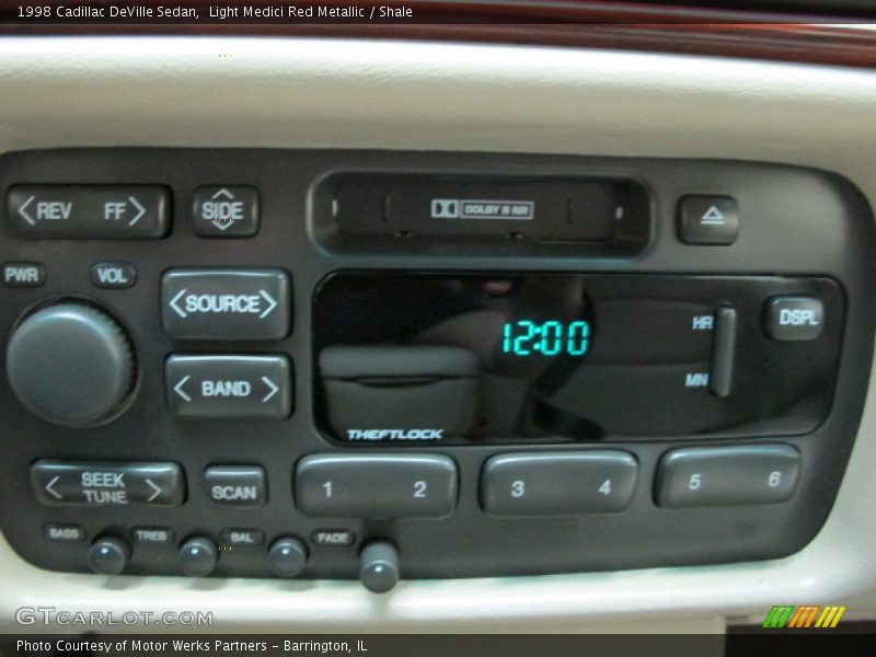 Light Medici Red Metallic / Shale 1998 Cadillac DeVille Sedan