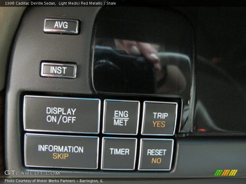 Light Medici Red Metallic / Shale 1998 Cadillac DeVille Sedan