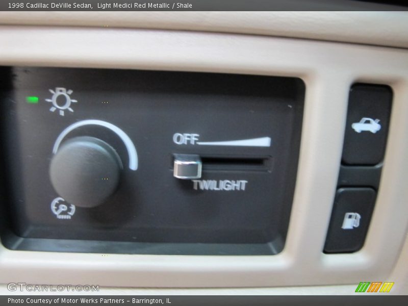 Light Medici Red Metallic / Shale 1998 Cadillac DeVille Sedan