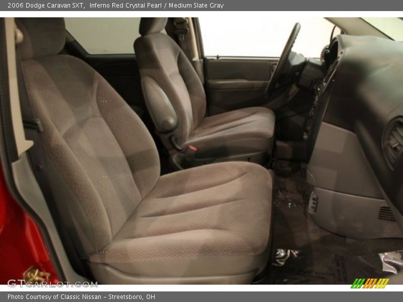Inferno Red Crystal Pearl / Medium Slate Gray 2006 Dodge Caravan SXT