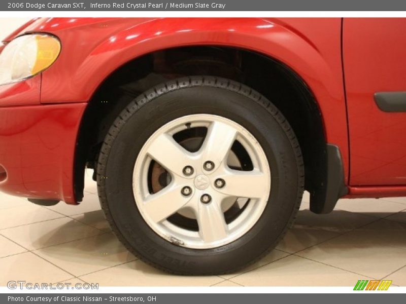Inferno Red Crystal Pearl / Medium Slate Gray 2006 Dodge Caravan SXT