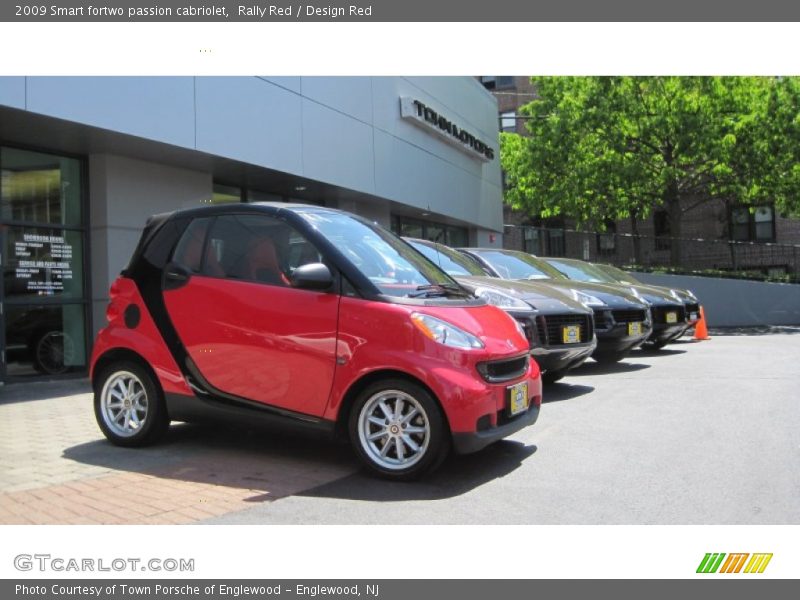 Rally Red / Design Red 2009 Smart fortwo passion cabriolet