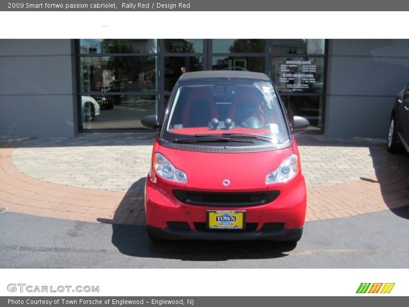 Rally Red / Design Red 2009 Smart fortwo passion cabriolet