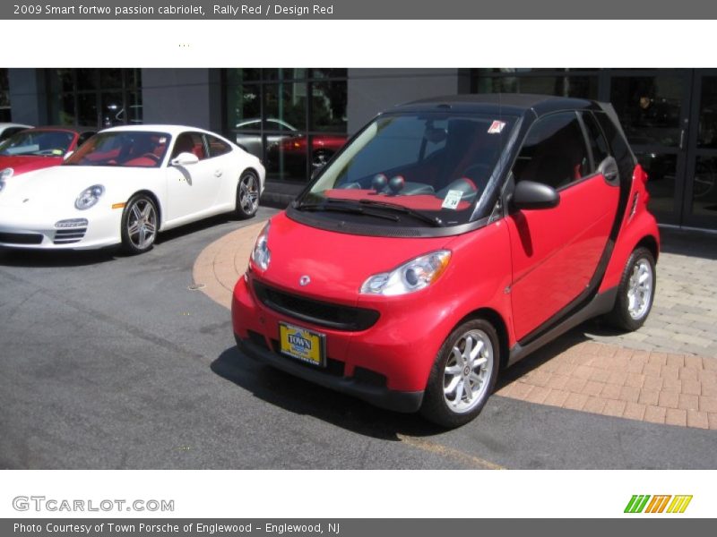 Rally Red / Design Red 2009 Smart fortwo passion cabriolet