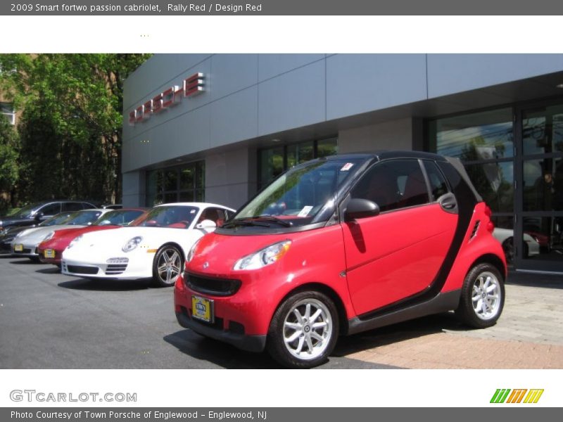 Rally Red / Design Red 2009 Smart fortwo passion cabriolet