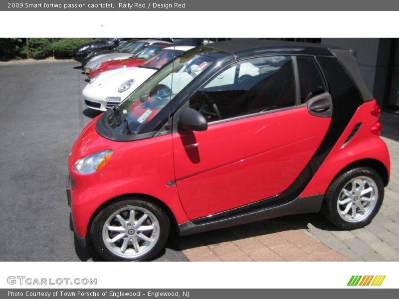 Rally Red / Design Red 2009 Smart fortwo passion cabriolet