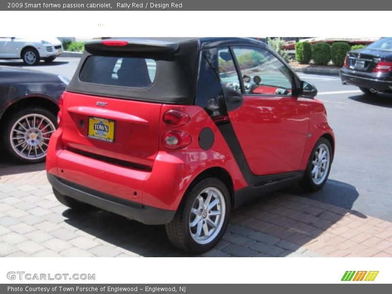 Rally Red / Design Red 2009 Smart fortwo passion cabriolet