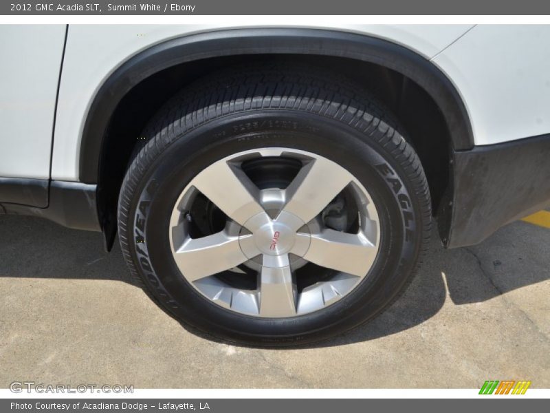 Summit White / Ebony 2012 GMC Acadia SLT