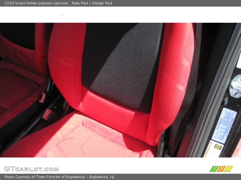Rally Red / Design Red 2009 Smart fortwo passion cabriolet