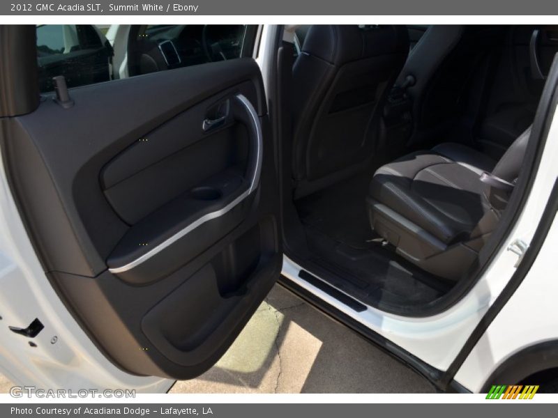 Summit White / Ebony 2012 GMC Acadia SLT
