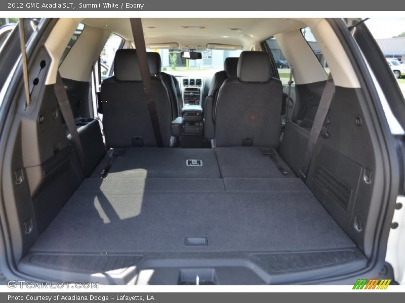 Summit White / Ebony 2012 GMC Acadia SLT