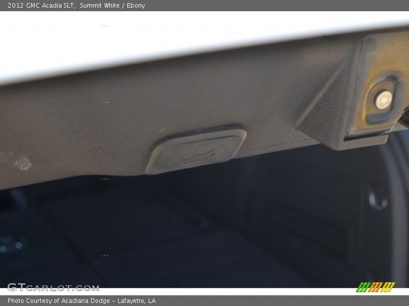 Summit White / Ebony 2012 GMC Acadia SLT