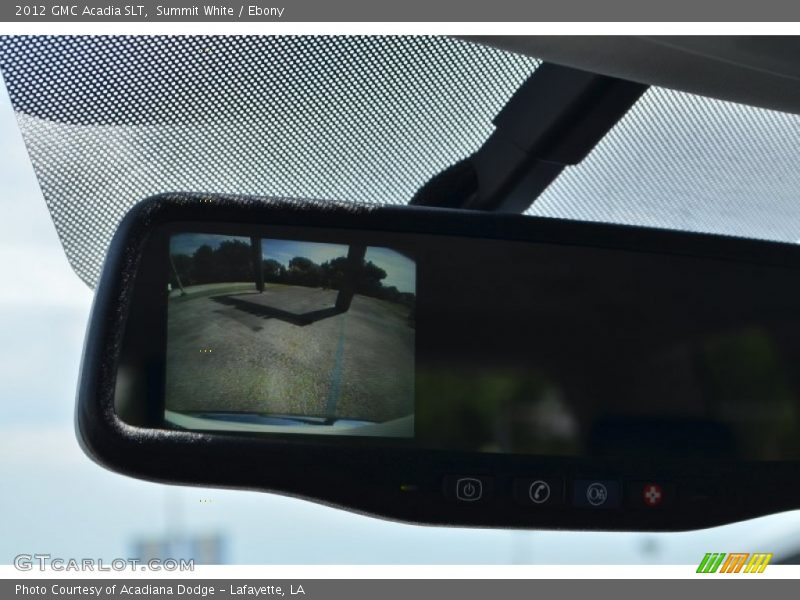 Summit White / Ebony 2012 GMC Acadia SLT