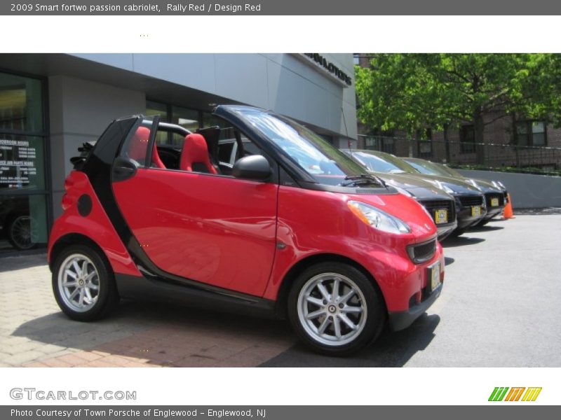 Rally Red / Design Red 2009 Smart fortwo passion cabriolet