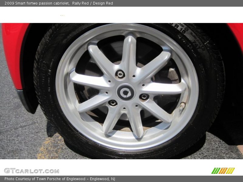 Rally Red / Design Red 2009 Smart fortwo passion cabriolet