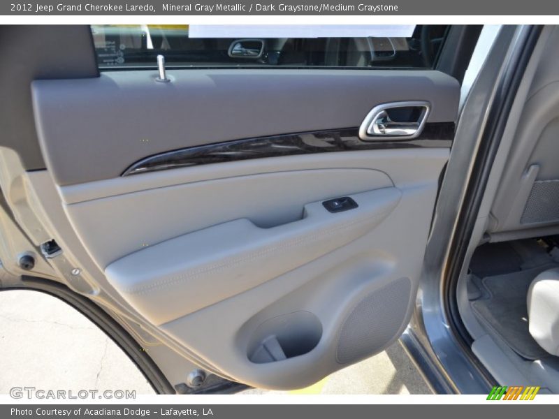 Mineral Gray Metallic / Dark Graystone/Medium Graystone 2012 Jeep Grand Cherokee Laredo
