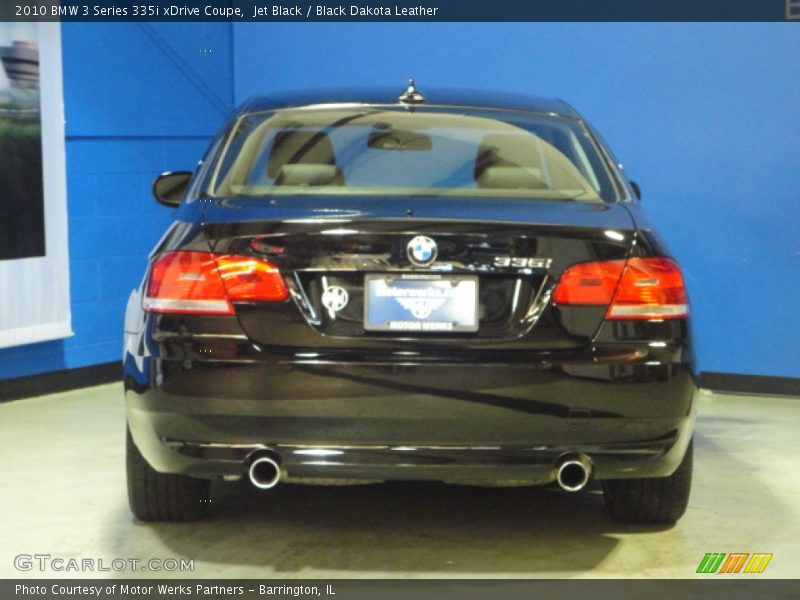 Jet Black / Black Dakota Leather 2010 BMW 3 Series 335i xDrive Coupe