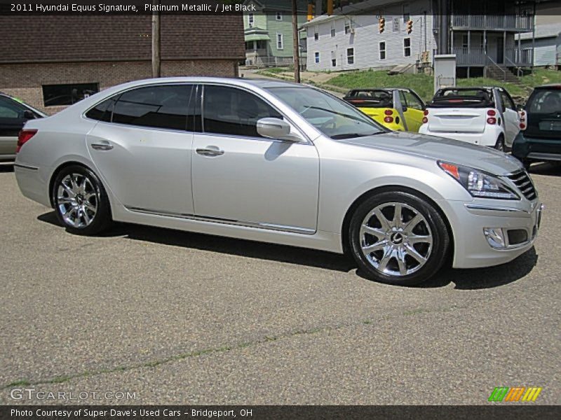 Platinum Metallic / Jet Black 2011 Hyundai Equus Signature