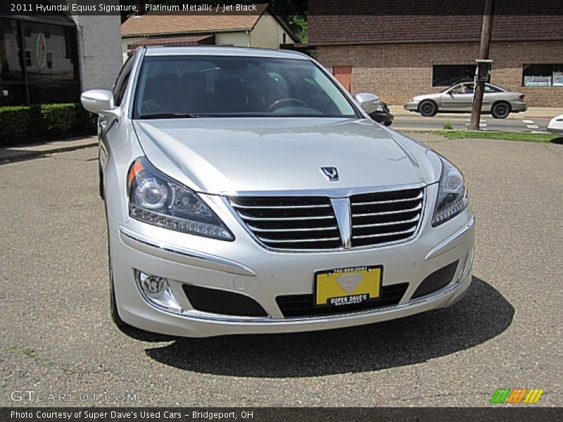 Platinum Metallic / Jet Black 2011 Hyundai Equus Signature