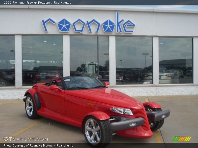 Red / Agate 1999 Plymouth Prowler Roadster