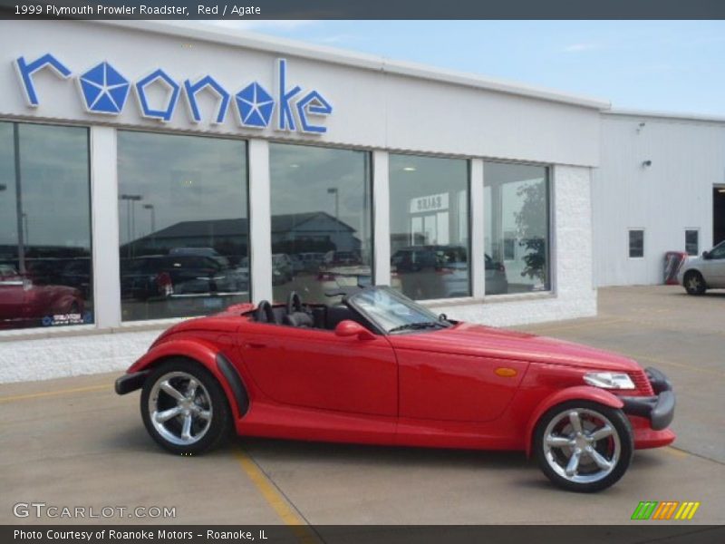 Red / Agate 1999 Plymouth Prowler Roadster