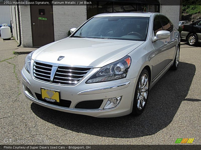 Platinum Metallic / Jet Black 2011 Hyundai Equus Signature