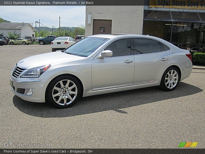 Platinum Metallic / Jet Black 2011 Hyundai Equus Signature